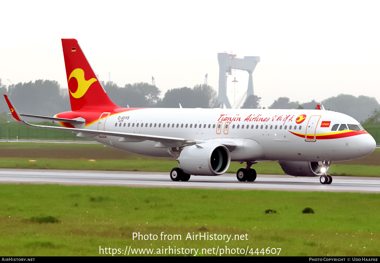 Aircraft Photo of D-AVVS | Airbus A320-271N | Tianjin Airlines | AirHistory.net #444607