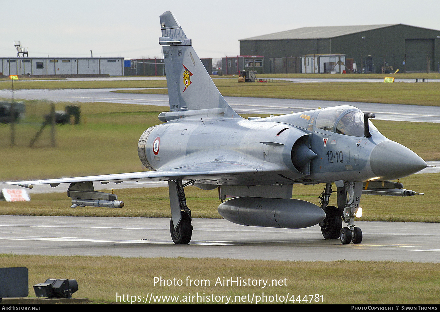 Aircraft Photo of 89 | Dassault Mirage 2000C | France - Air Force | AirHistory.net #444781