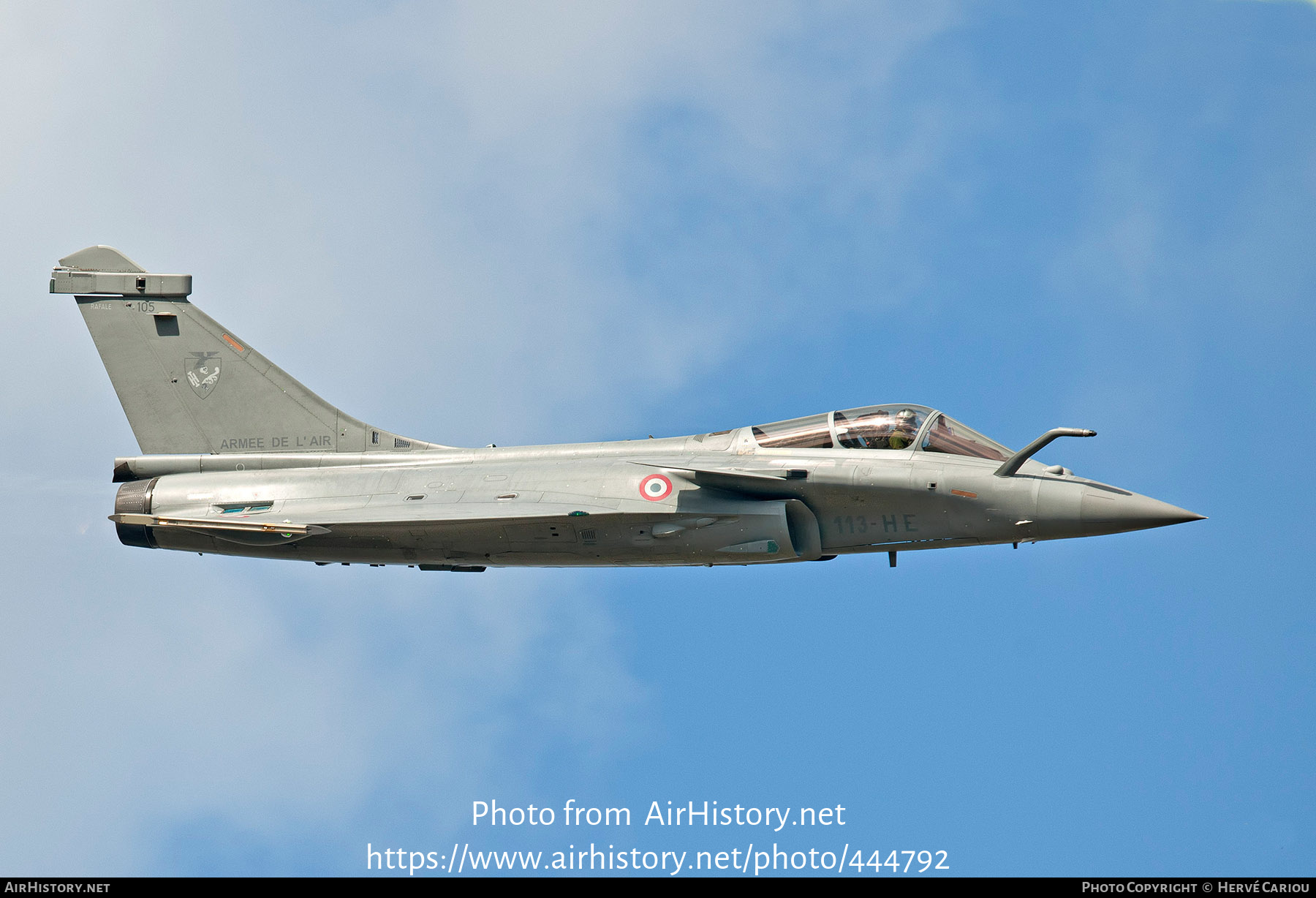 Aircraft Photo of 105 | Dassault Rafale C | France - Air Force | AirHistory.net #444792