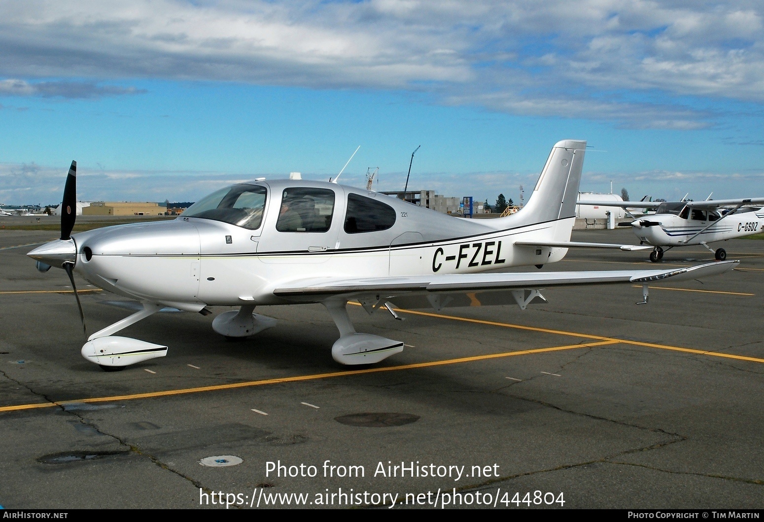 Aircraft Photo of C-FZEL | Cirrus SR-22T G6-GTS | AirHistory.net #444804