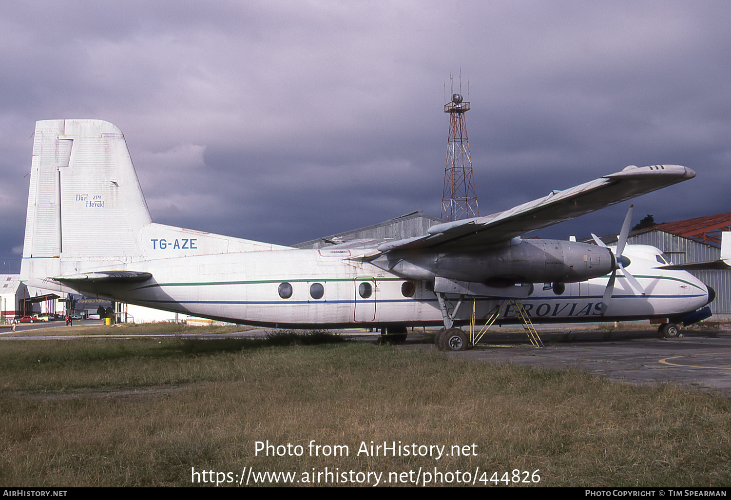 Aircraft Photo of TG-AZE | Handley Page HPR-7 Herald 214 | Aerovias | AirHistory.net #444826