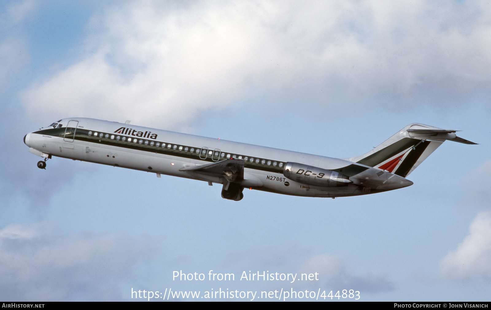 Aircraft Photo of N2786T | McDonnell Douglas DC-9-32 | Alitalia | AirHistory.net #444883