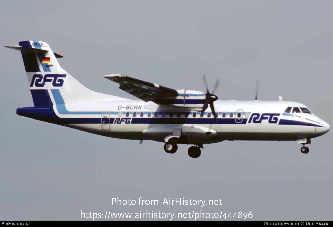 Aircraft Photo of D-BCRR | ATR ATR-42-300 | RFG - Regionalflug | AirHistory.net #444896