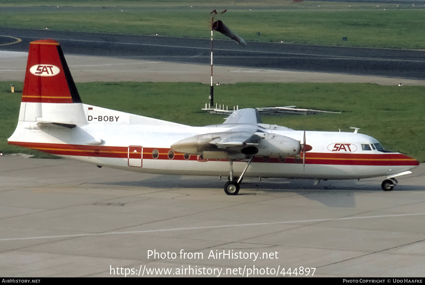 Aircraft Photo of D-BOBY | Fokker F27-100 Friendship | SAT - Special Air Transport | AirHistory.net #444897