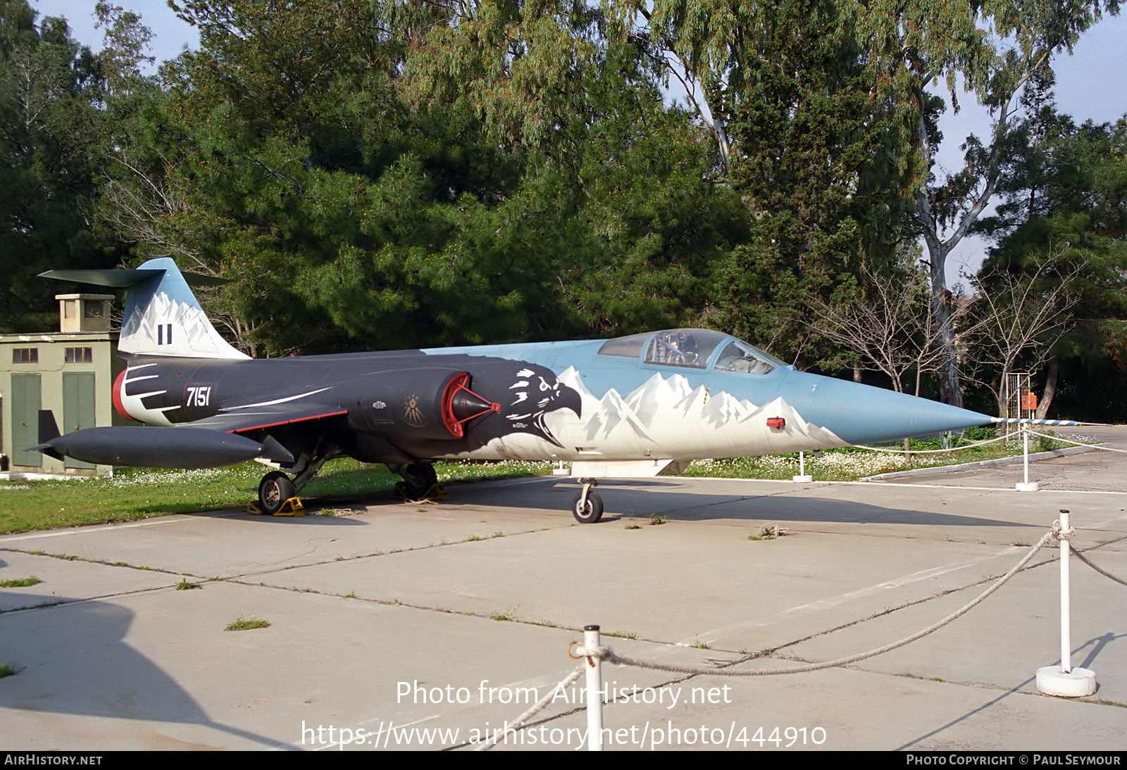 Aircraft Photo of 7151 | Lockheed F-104G Starfighter | Greece - Air Force | AirHistory.net #444910