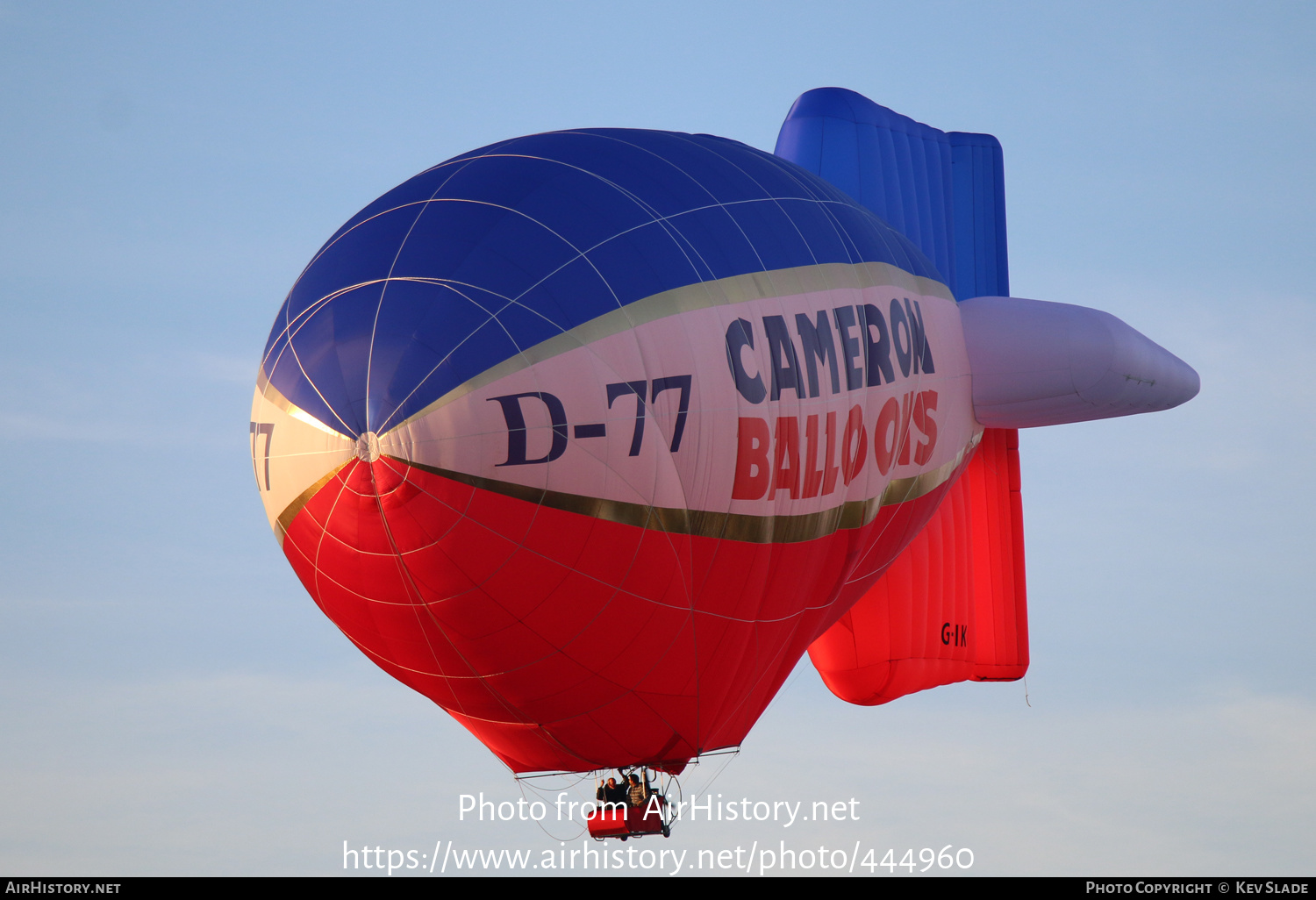 Aircraft Photo of G-CIKC | Cameron D-77 | Cameron Balloons | AirHistory.net #444960