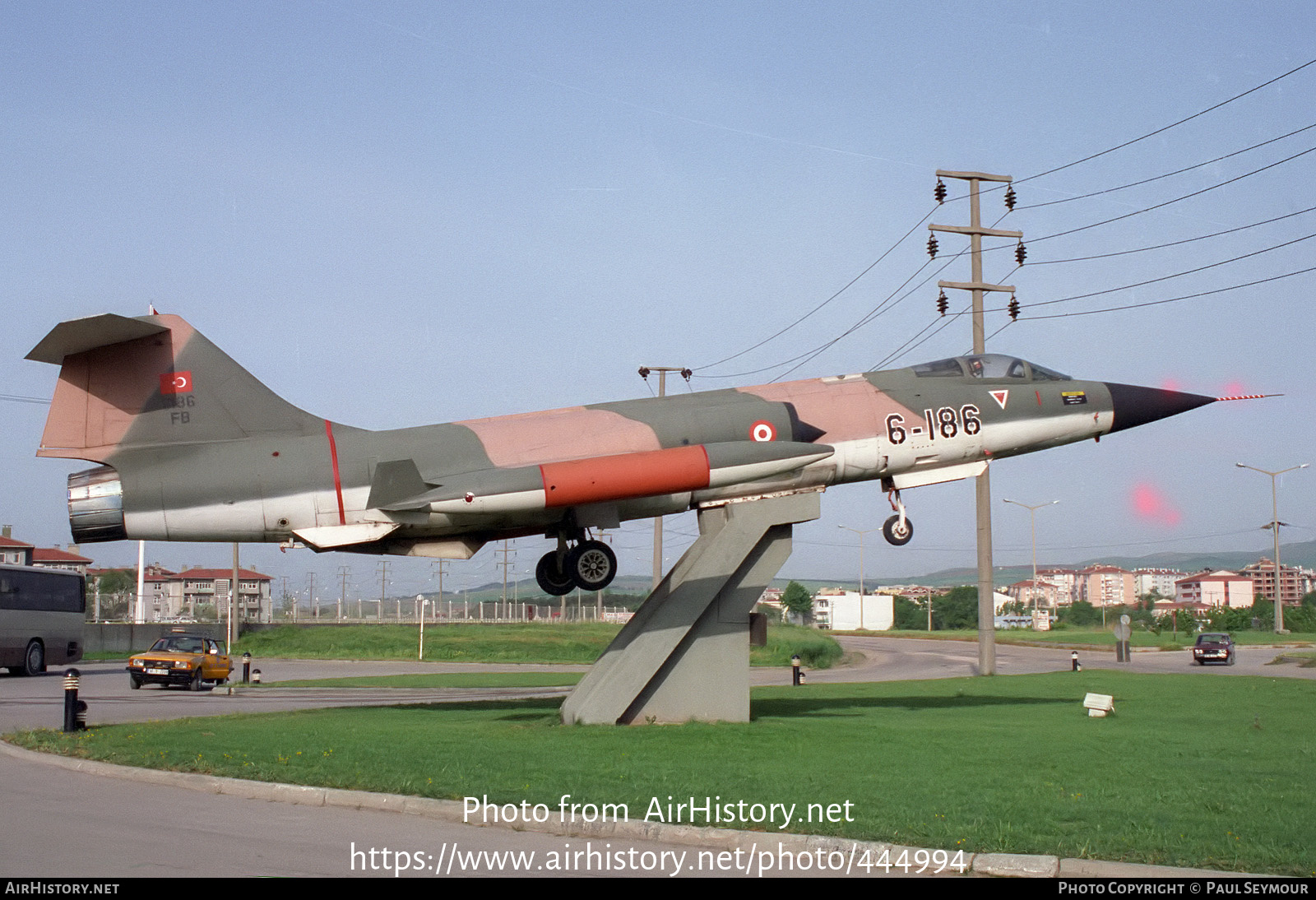 Aircraft Photo of 6186 | Lockheed F-104S Starfighter | Turkey - Air Force | AirHistory.net #444994