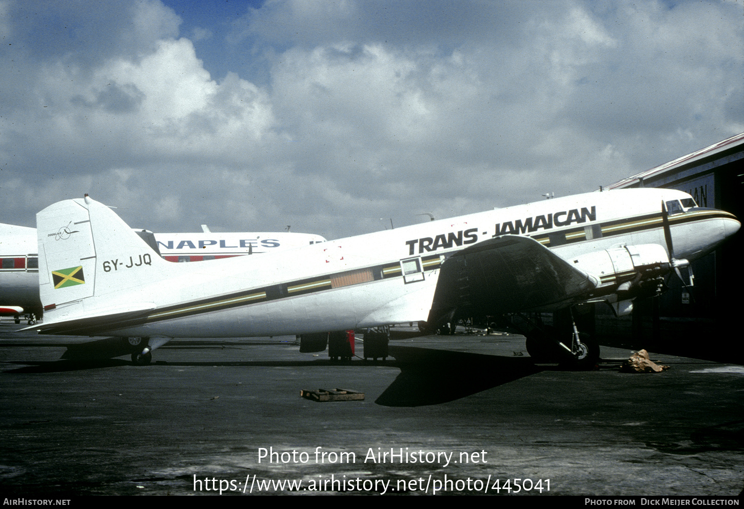 Aircraft Photo of 6Y-JJQ | Douglas DC-3(C) | Trans-Jamaican Airlines | AirHistory.net #445041