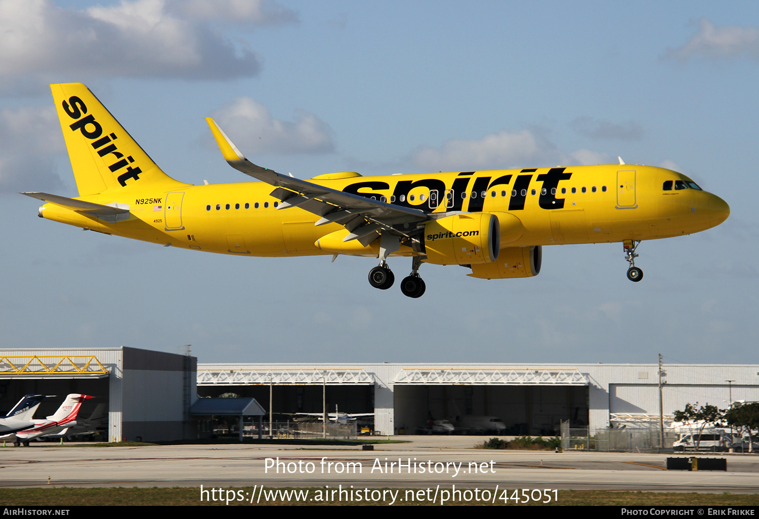 Aircraft Photo of N925NK | Airbus A320-271N | Spirit Airlines | AirHistory.net #445051