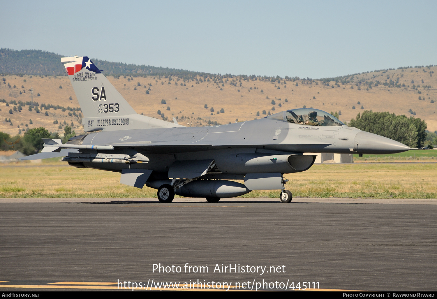 Aircraft Photo of 86-0353 / AF86-353 | General Dynamics F-16C Fighting Falcon | USA - Air Force | AirHistory.net #445111