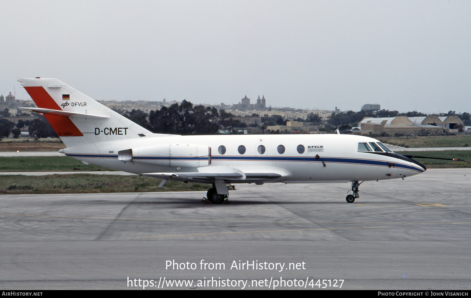 Aircraft Photo of D-CMET | Dassault Falcon 20E | DFVLR - Deutsches Forschungs- und Versuchsanstalt für Luft- und Raumfahrt | AirHistory.net #445127