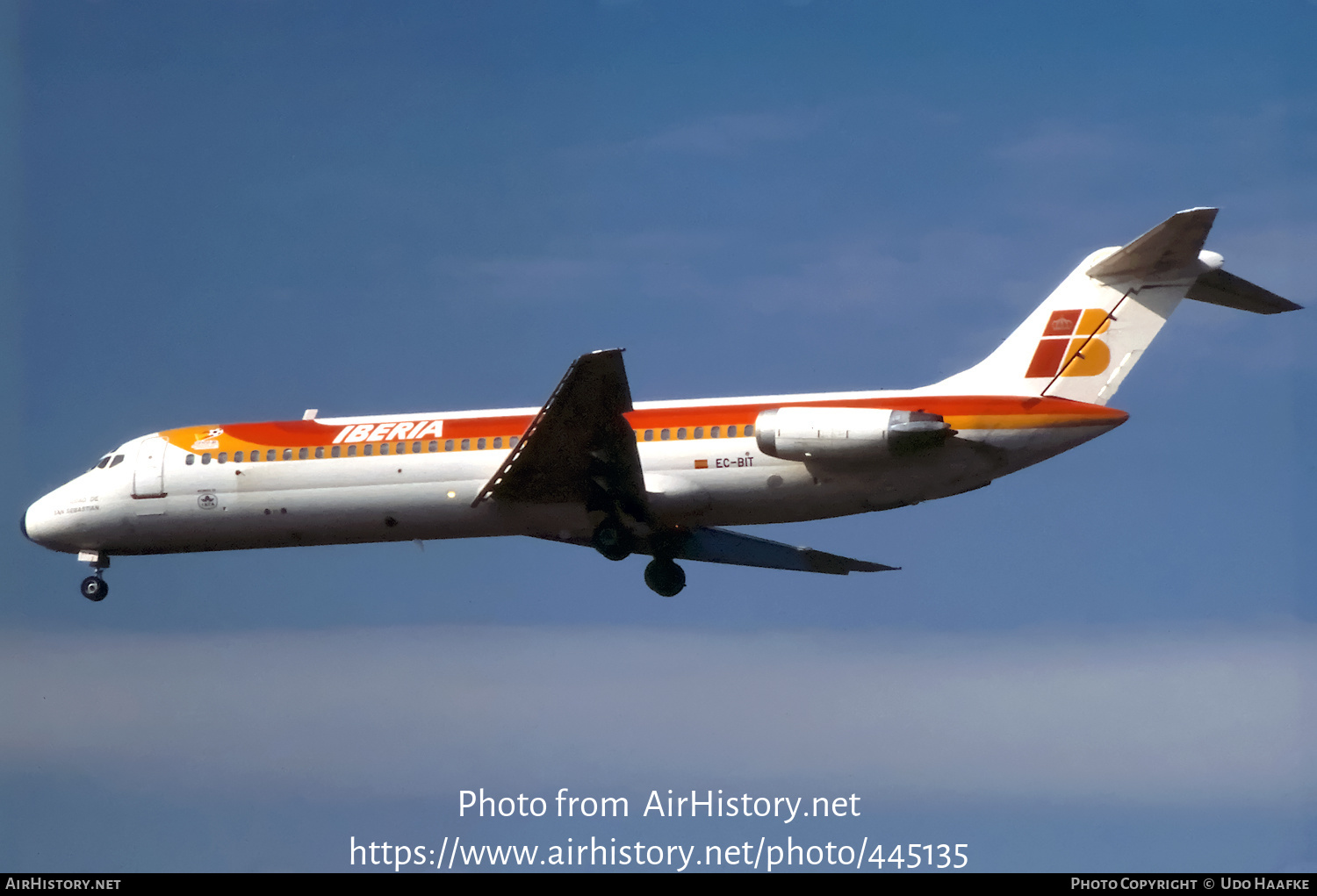 Aircraft Photo of EC-BIT | McDonnell Douglas DC-9-32 | Iberia | AirHistory.net #445135