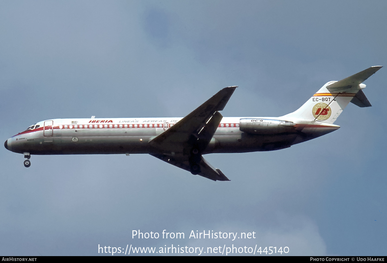 Aircraft Photo of EC-BQT | McDonnell Douglas DC-9-32 | Iberia | AirHistory.net #445140