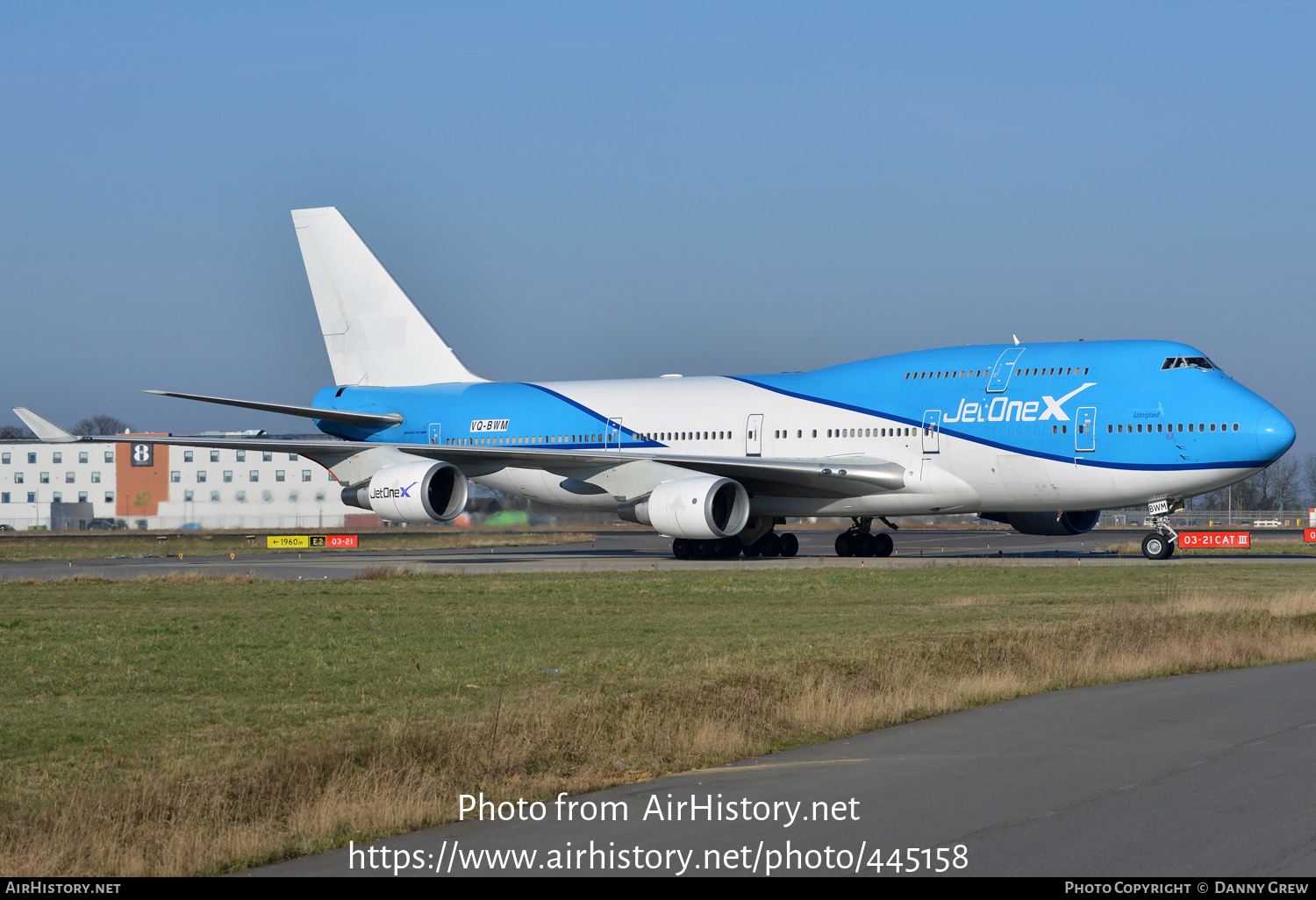 Aircraft Photo of VQ-BWM | Boeing 747-406M | JetOneX | AirHistory.net #445158