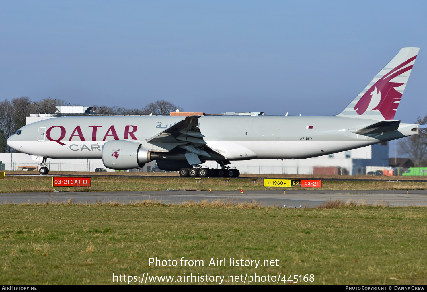 Aircraft Photo of A7-BFY | Boeing 777-F | Qatar Airways Cargo | AirHistory.net #445168