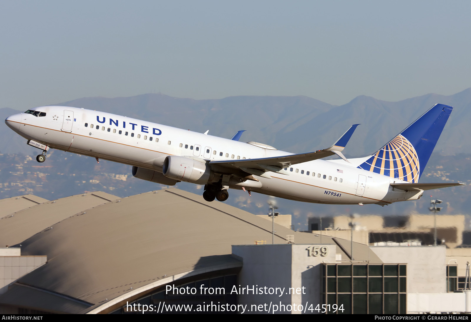 Aircraft Photo of N79541 | Boeing 737-800 | United Airlines | AirHistory.net #445194