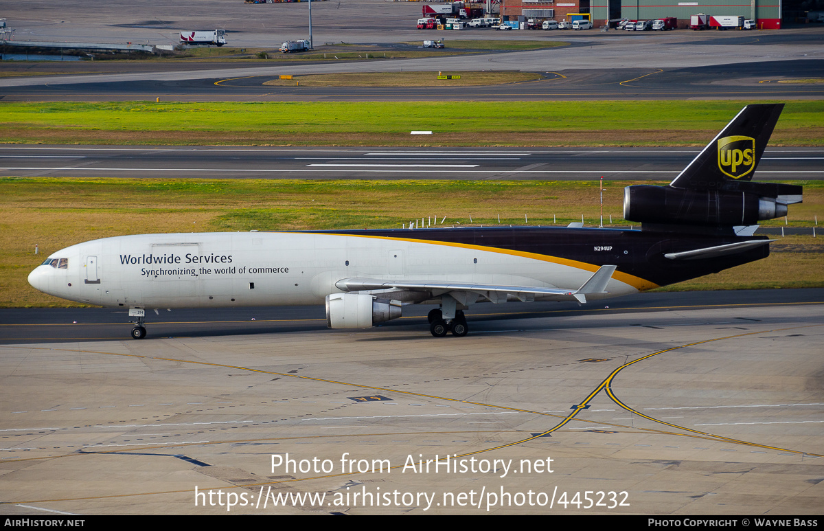 Aircraft Photo of N294UP | McDonnell Douglas MD-11/F | United Parcel Service - UPS | AirHistory.net #445232