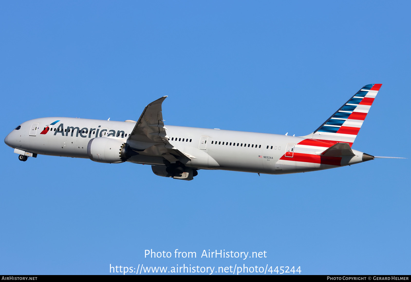 Aircraft Photo of N832AA | Boeing 787-9 Dreamliner | American Airlines | AirHistory.net #445244