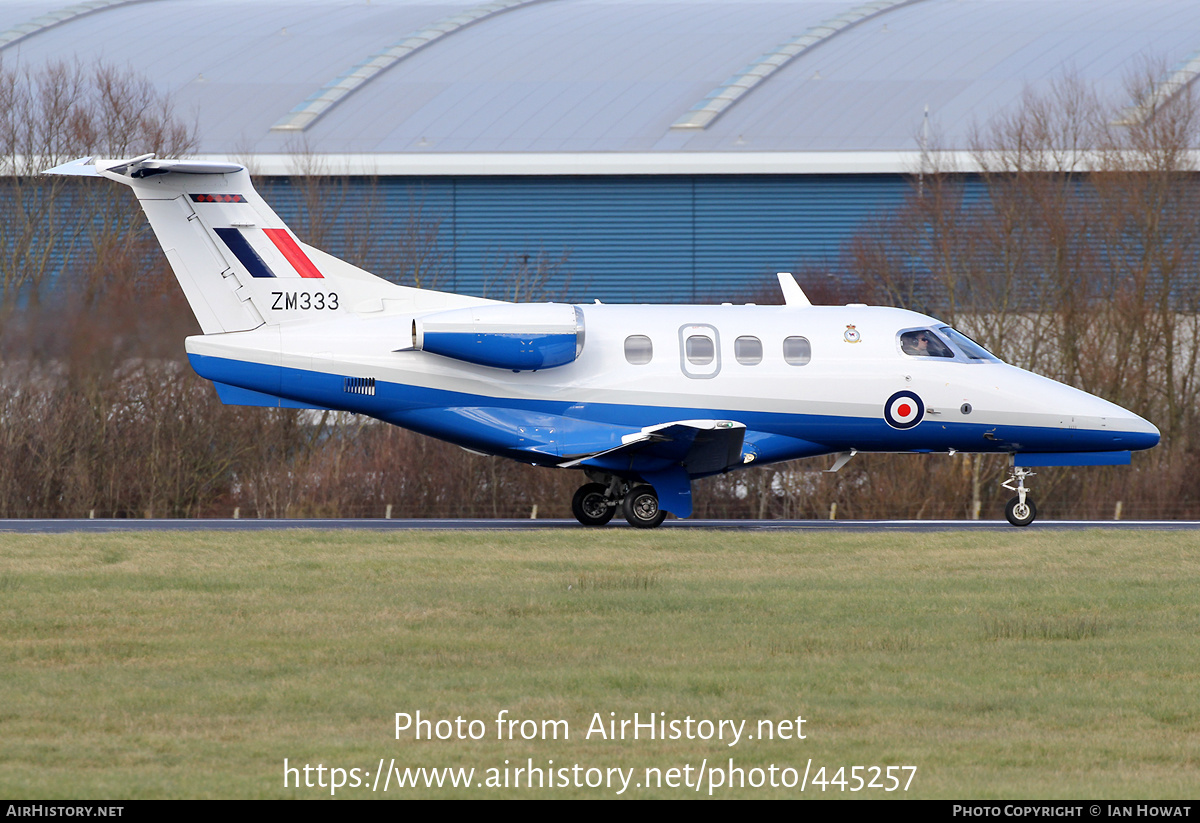 Aircraft Photo of ZM333 | Embraer EMB-500 Phenom 100 | UK - Air Force | AirHistory.net #445257