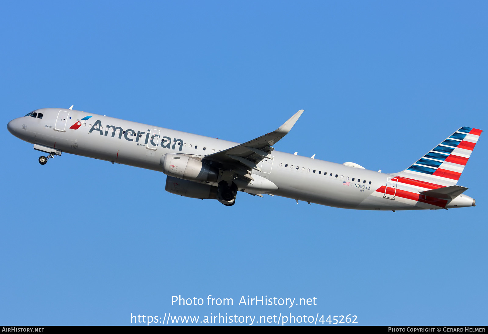 Aircraft Photo of N997AA | Airbus A321-231 | American Airlines | AirHistory.net #445262