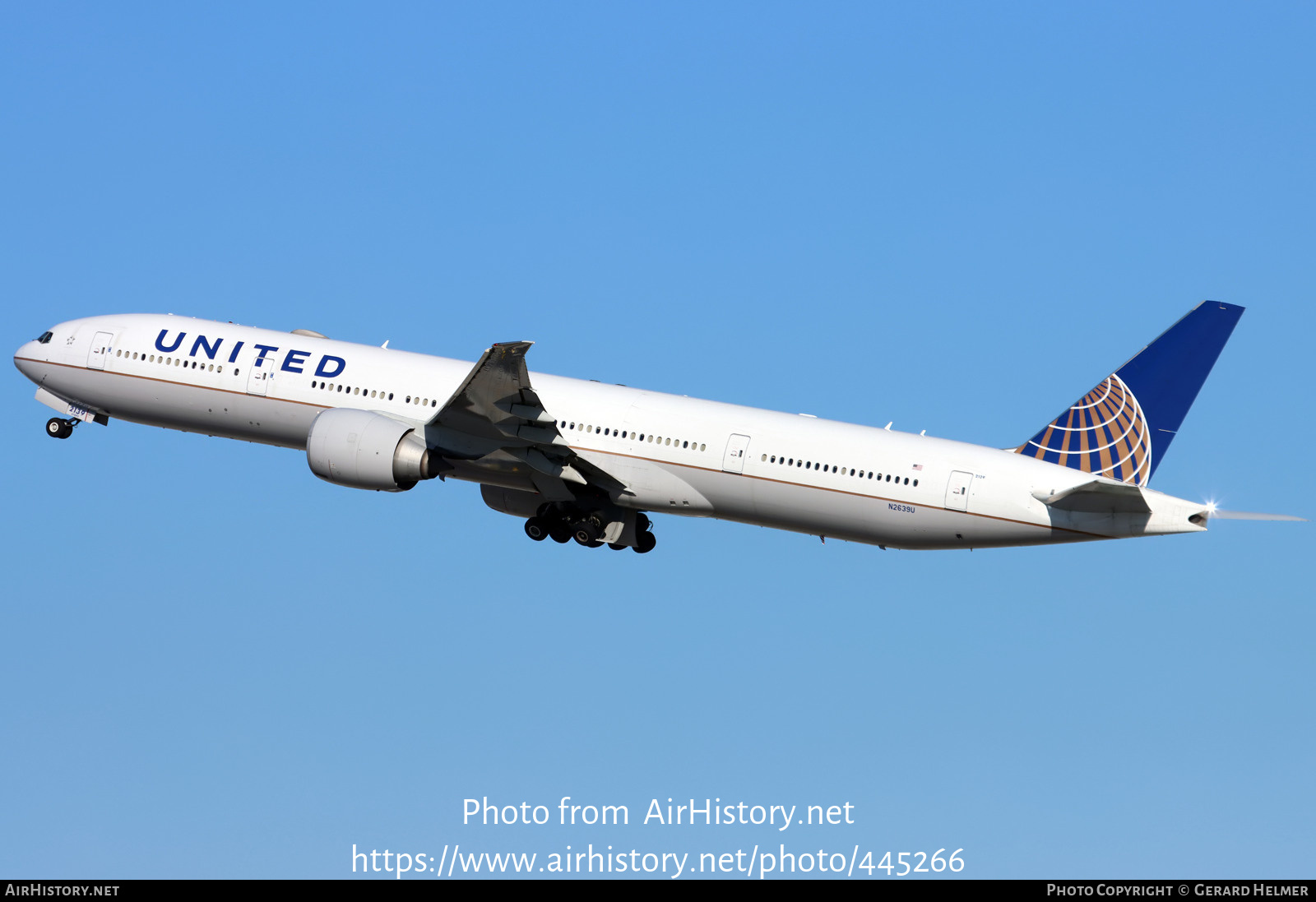 Aircraft Photo of N2639U | Boeing 777-300/ER | United Airlines | AirHistory.net #445266