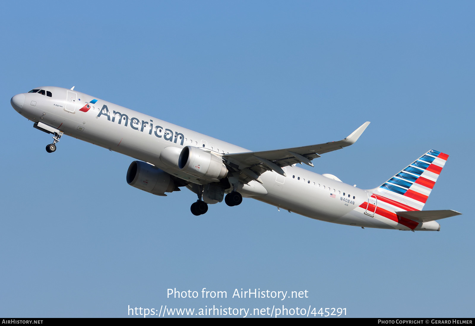 Aircraft Photo of N408AN | Airbus A321-253NX | American Airlines | AirHistory.net #445291