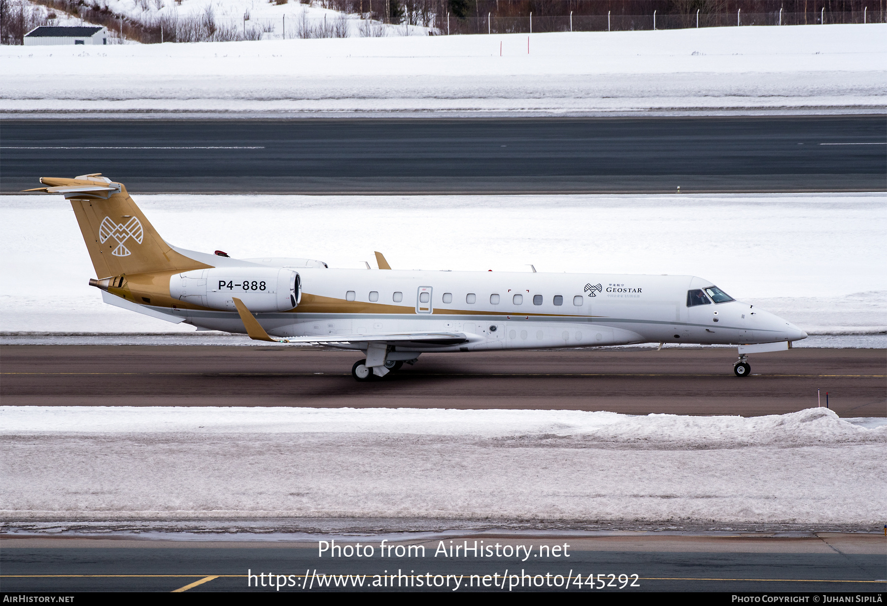 Aircraft Photo of P4-888 | Embraer Legacy 650 (EMB-135BJ) | Geostar | AirHistory.net #445292