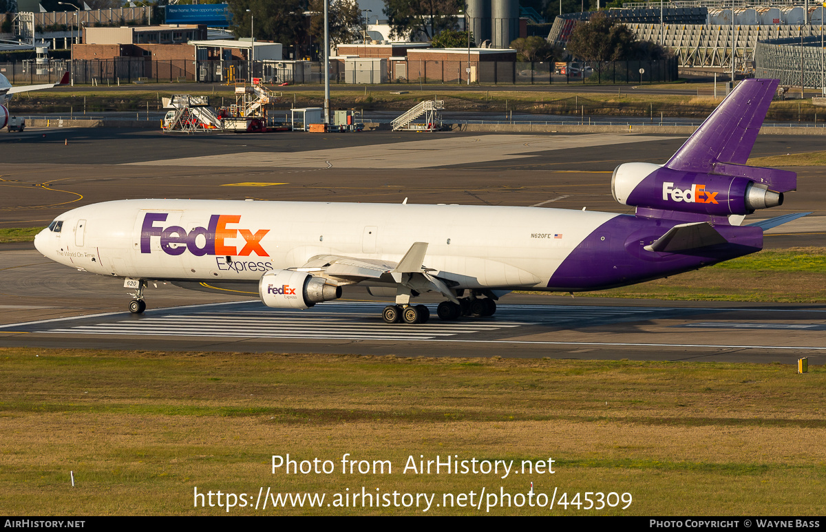 Aircraft Photo of N620FE | McDonnell Douglas MD-11F | FedEx Express - Federal Express | AirHistory.net #445309