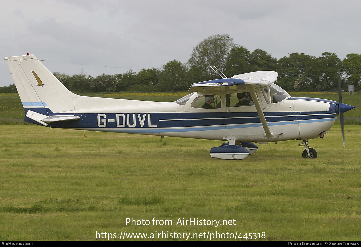 Aircraft Photo of G-DUVL | Reims F172N Skyhawk 100 | AirHistory.net #445318