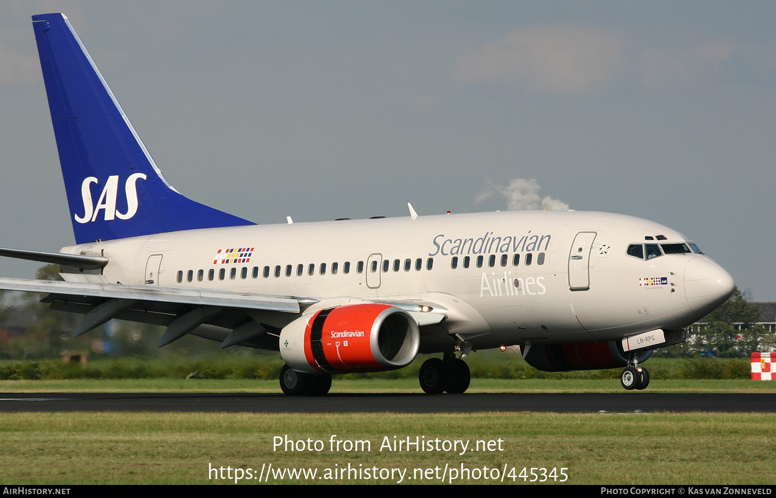 Aircraft Photo of LN-RPG | Boeing 737-683 | Scandinavian Airlines - SAS | AirHistory.net #445345