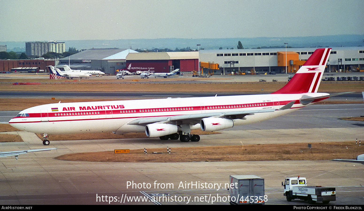 Aircraft Photo of 3B-NAU | Airbus A340-312 | Air Mauritius | AirHistory.net #445358