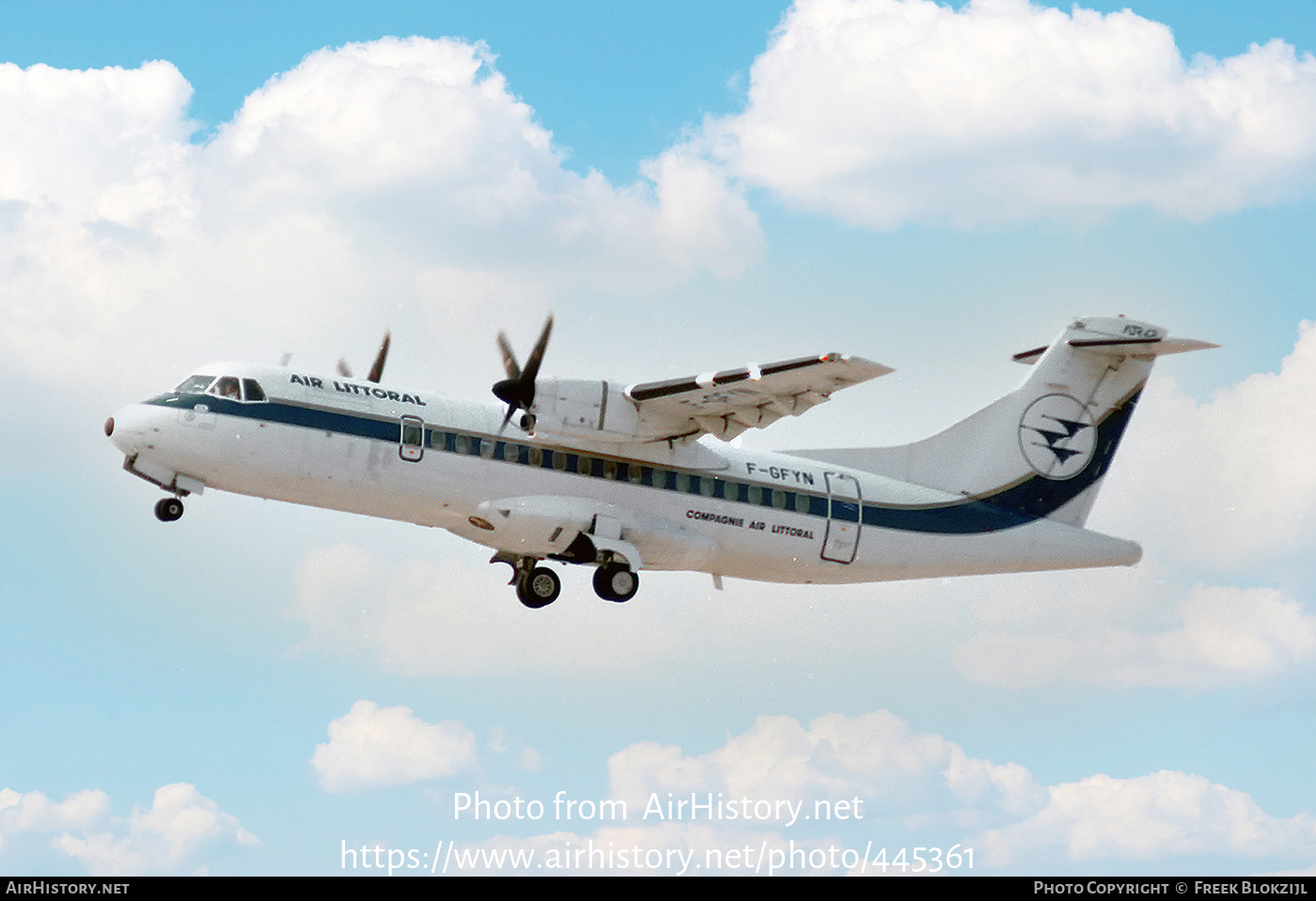 Aircraft Photo of F-GFYN | ATR ATR-42-300 | Air Littoral | AirHistory ...