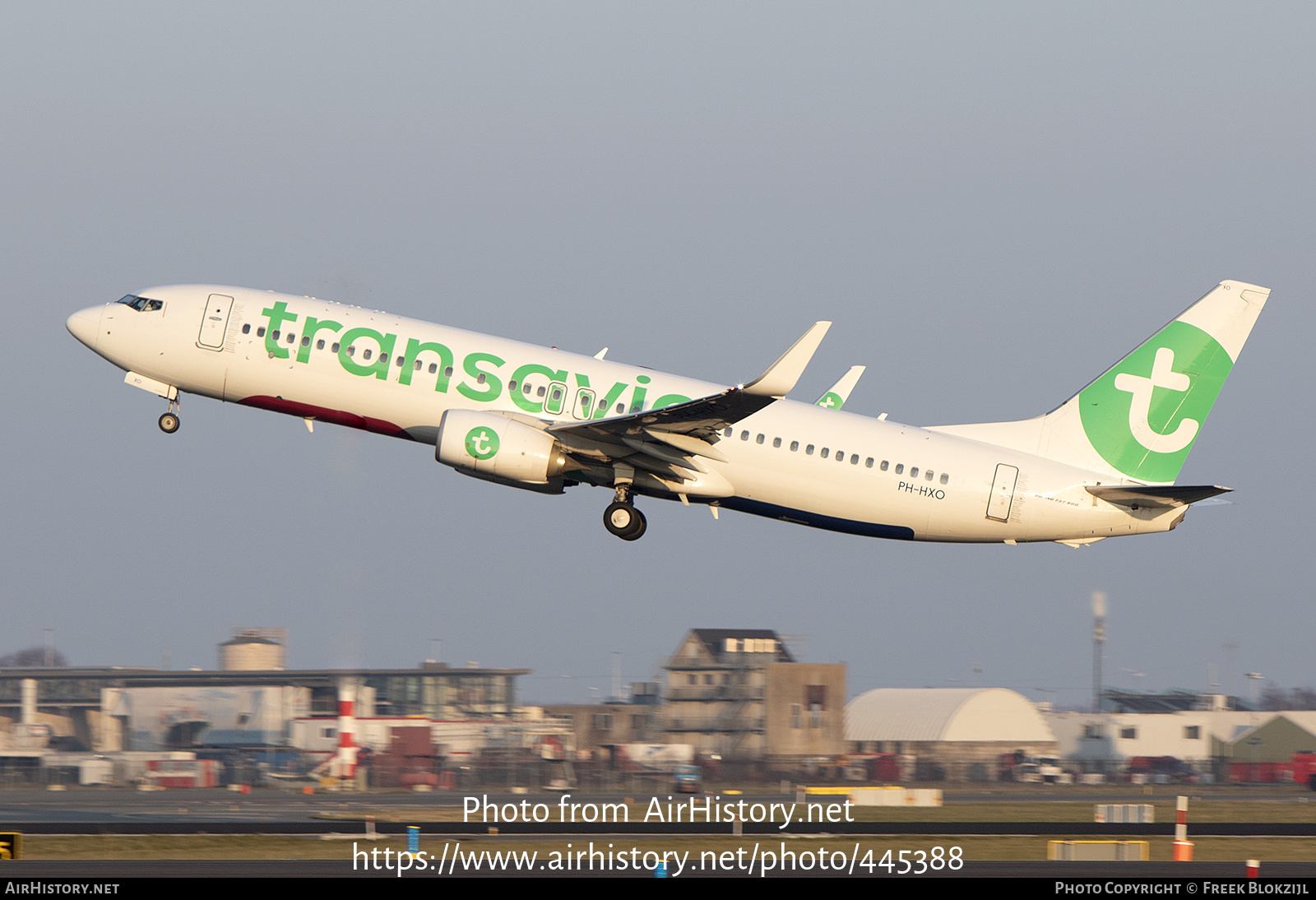 Aircraft Photo of PH-HXO | Boeing 737-800 | Transavia | AirHistory.net #445388