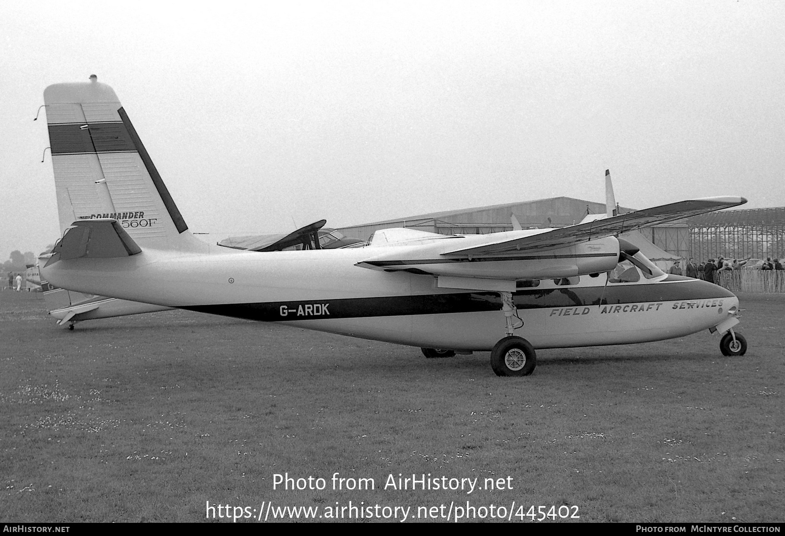 Aircraft Photo of G-ARDK | Aero Commander 560F Commander | Field Aircraft Services | AirHistory.net #445402