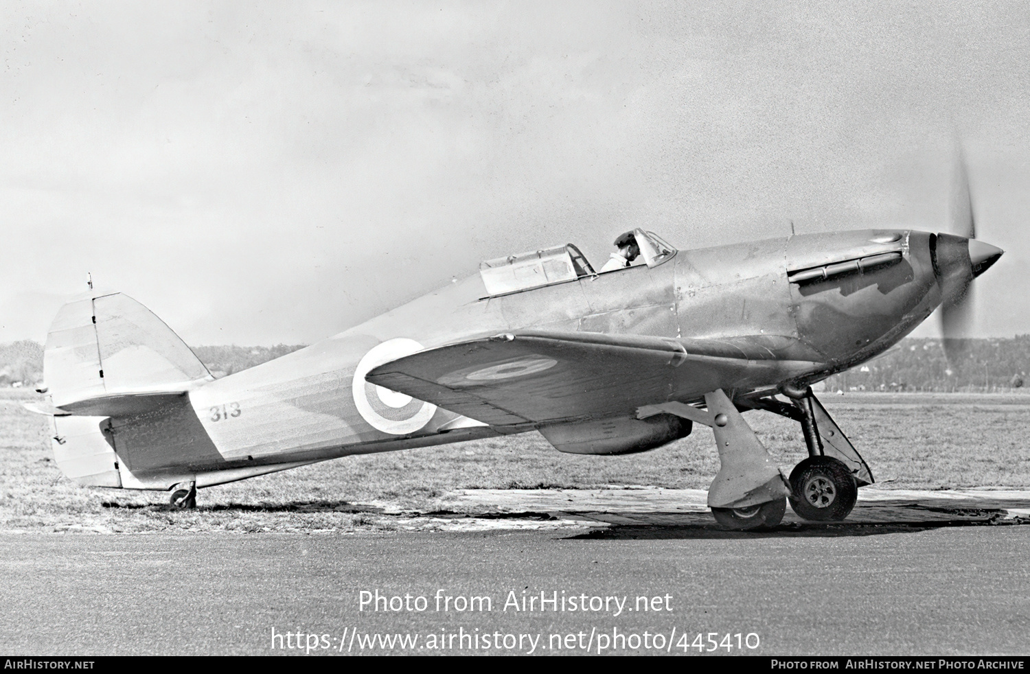 Aircraft Photo of 313 | Hawker Hurricane Mk1 | Canada - Air Force | AirHistory.net #445410