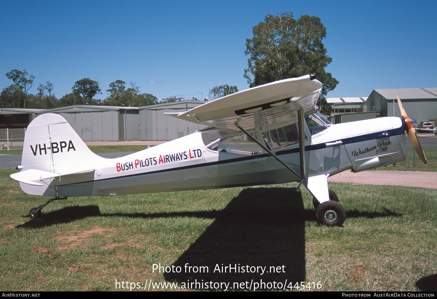 Aircraft Photo of VH-BPA | Auster J-5G Autocar | Bush Pilots Airways - BPA | AirHistory.net #445416