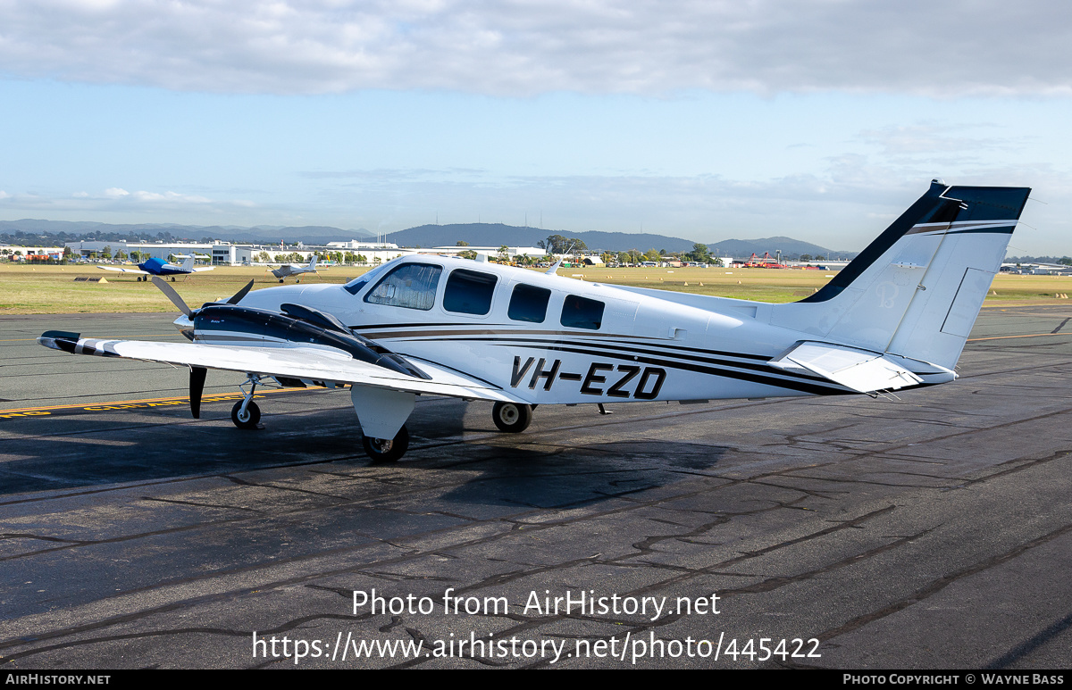 Aircraft Photo of VH-EZD | Hawker Beechcraft G58 Baron | AirHistory.net #445422