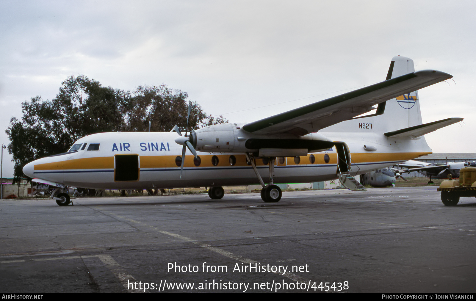 Aircraft Photo of N927 | Fairchild F-27F | Air Sinai | AirHistory.net #445438