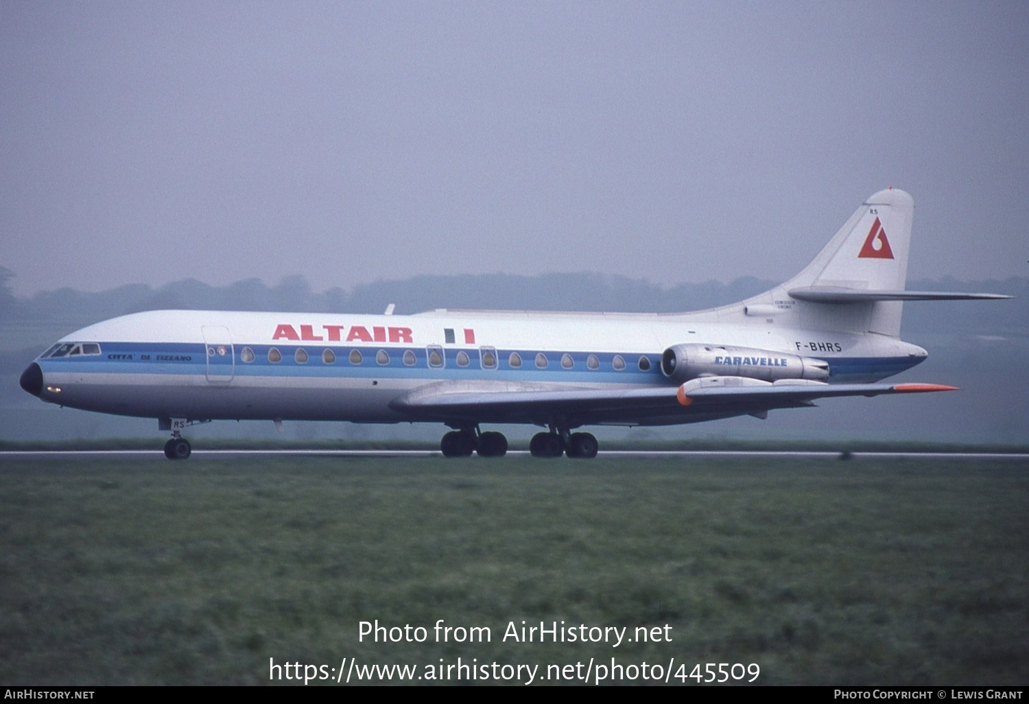 Aircraft Photo of F-BHRS | Sud SE-210 Caravelle III | Altair Linee Aeree | AirHistory.net #445509