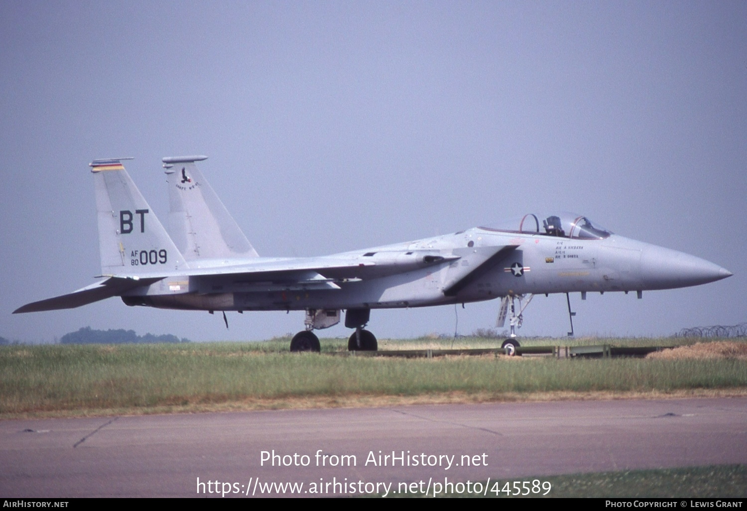 Aircraft Photo of 80-0009 / AF80-009 | McDonnell Douglas F-15C Eagle | USA - Air Force | AirHistory.net #445589