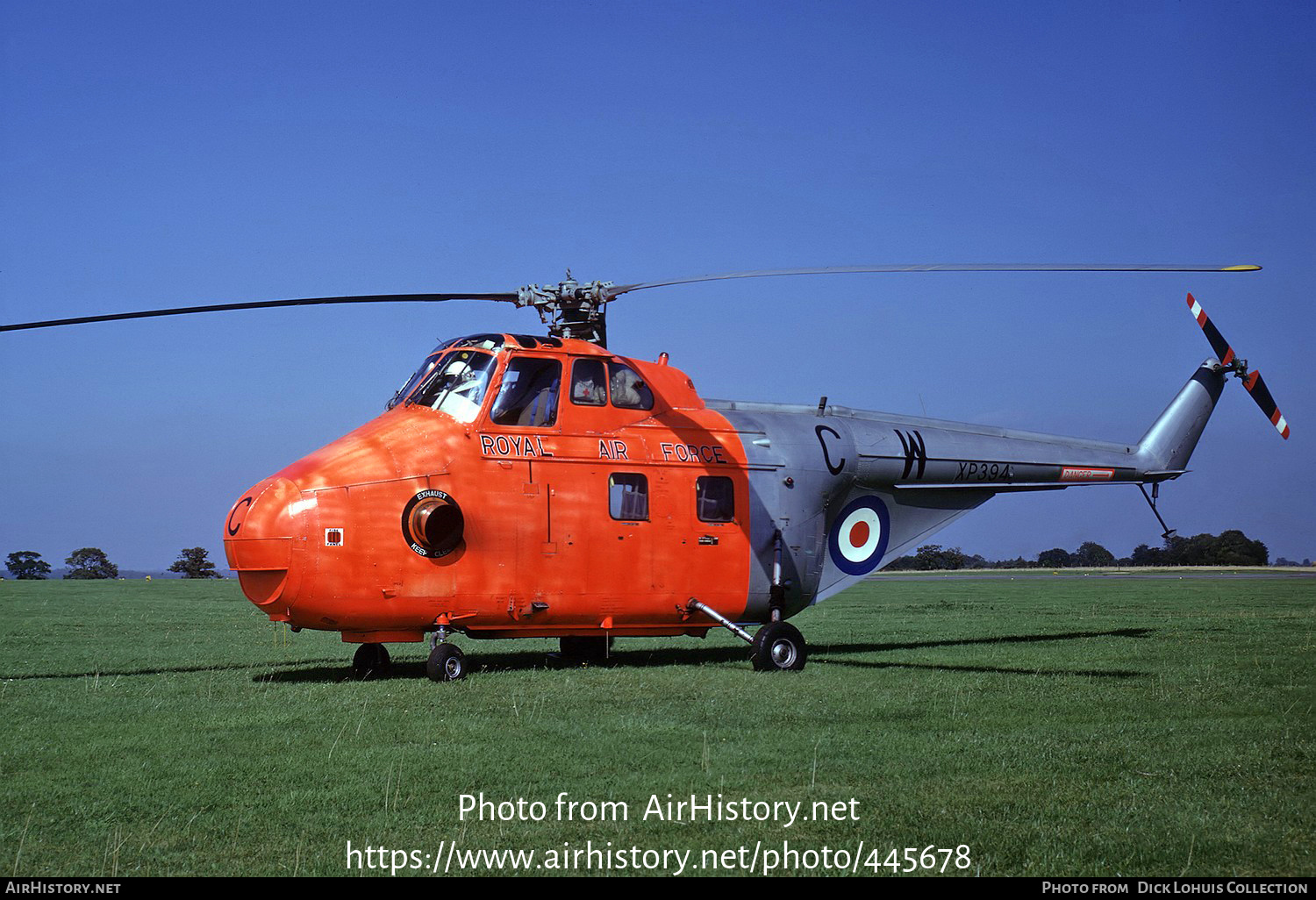 Aircraft Photo of XP394 | Westland WS-55-3 Whirlwind HAR10 | UK - Air Force | AirHistory.net #445678