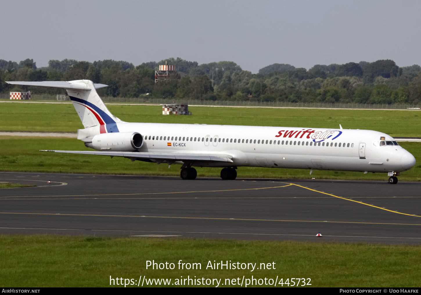 Aircraft Photo of EC-KCX | McDonnell Douglas MD-83 (DC-9-83) | Swiftair | AirHistory.net #445732