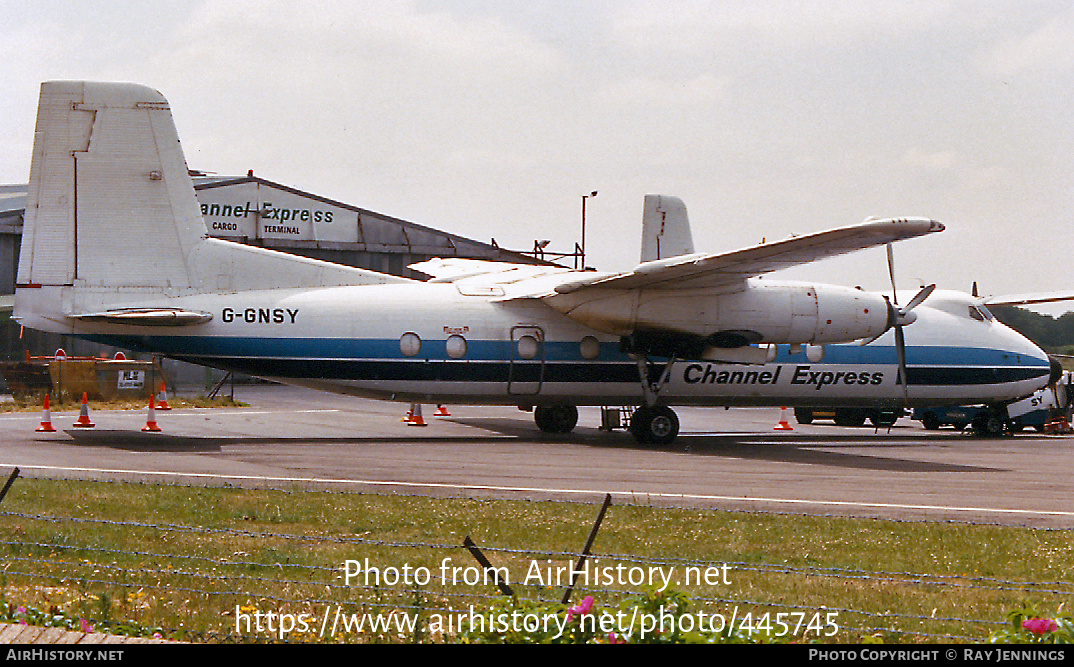 Aircraft Photo of G-GNSY | Handley Page HPR-7 Herald 209 | Channel Express | AirHistory.net #445745