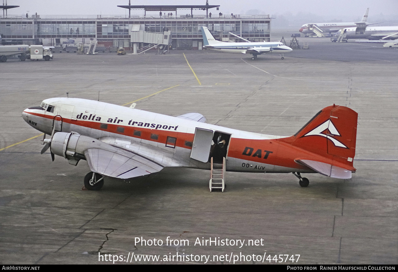 Aircraft Photo of OO-AUV | Douglas DC-3C | Delta Air Transport - DAT | AirHistory.net #445747