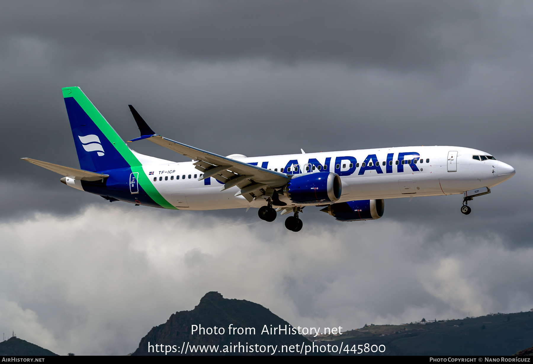 Aircraft Photo of TF-ICP | Boeing 737-8 Max 8 | Icelandair | AirHistory.net #445800