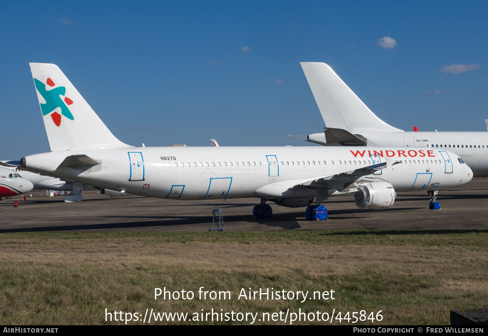 Aircraft Photo of N827Q | Airbus A321-212 | Windrose | AirHistory.net #445846