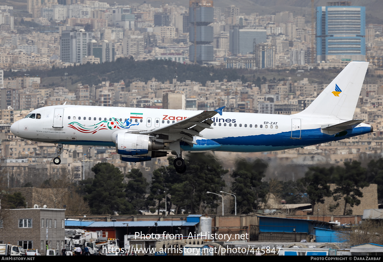 Aircraft Photo of EP-ZAT | Airbus A320-214 | Zagros Airlines | AirHistory.net #445847