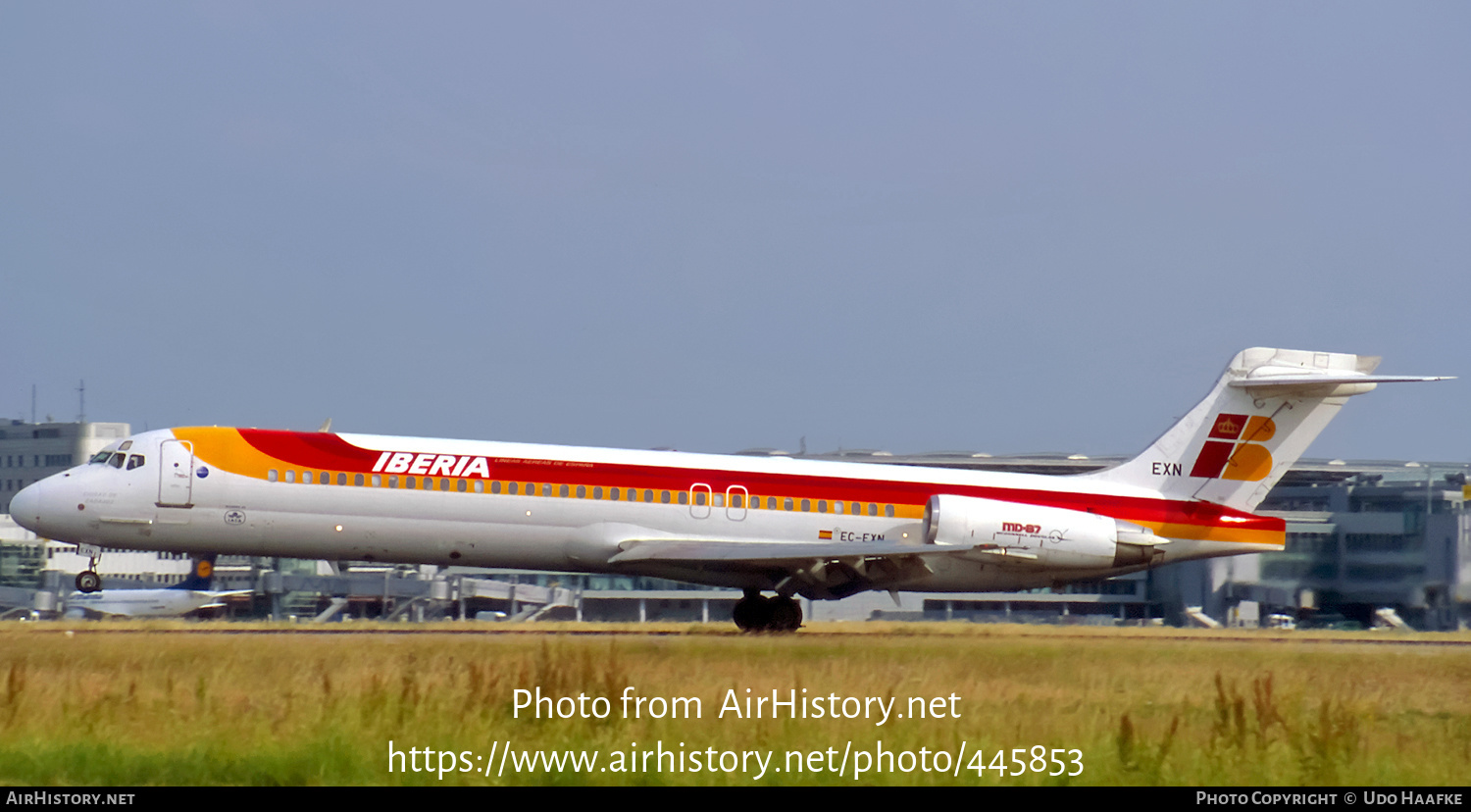 Aircraft Photo of EC-EXN | McDonnell Douglas MD-87 (DC-9-87) | Iberia | AirHistory.net #445853