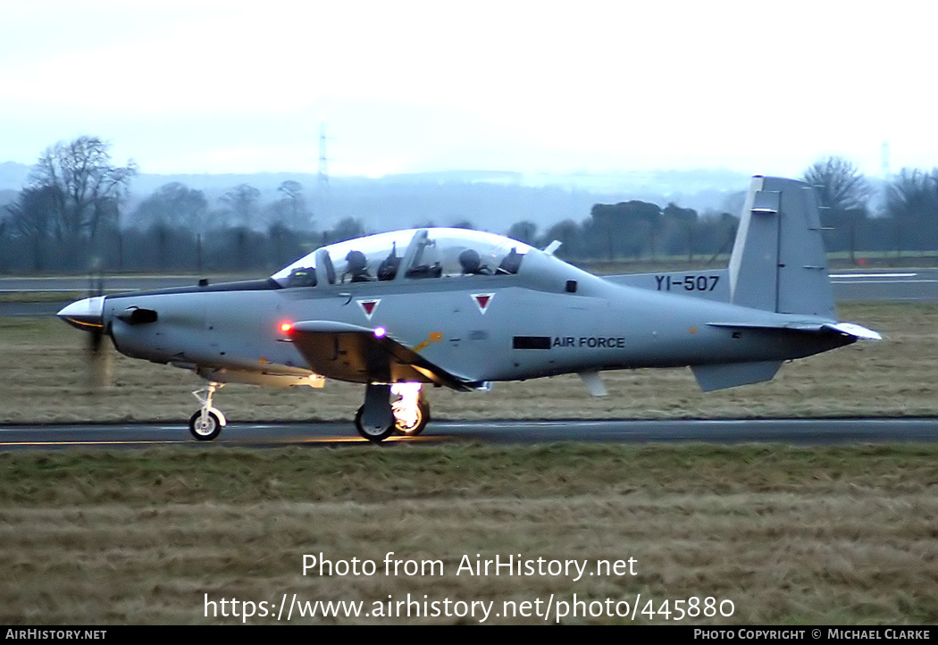 Aircraft Photo of YI-507 | Hawker Beechcraft T-6A Texan II | Iraq - Air Force | AirHistory.net #445880