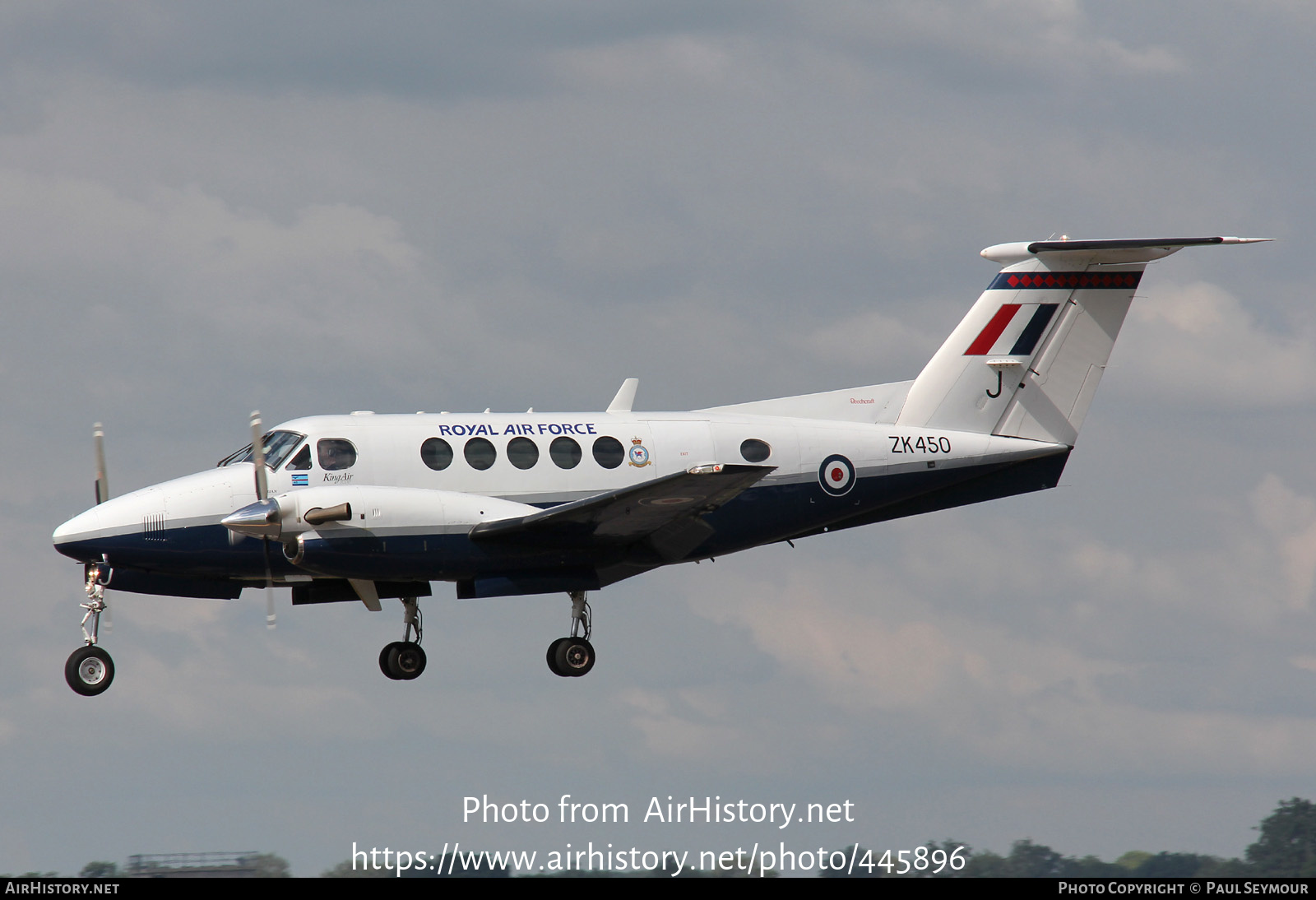 Aircraft Photo of ZK450 | Raytheon B200 King Air | UK - Air Force | AirHistory.net #445896